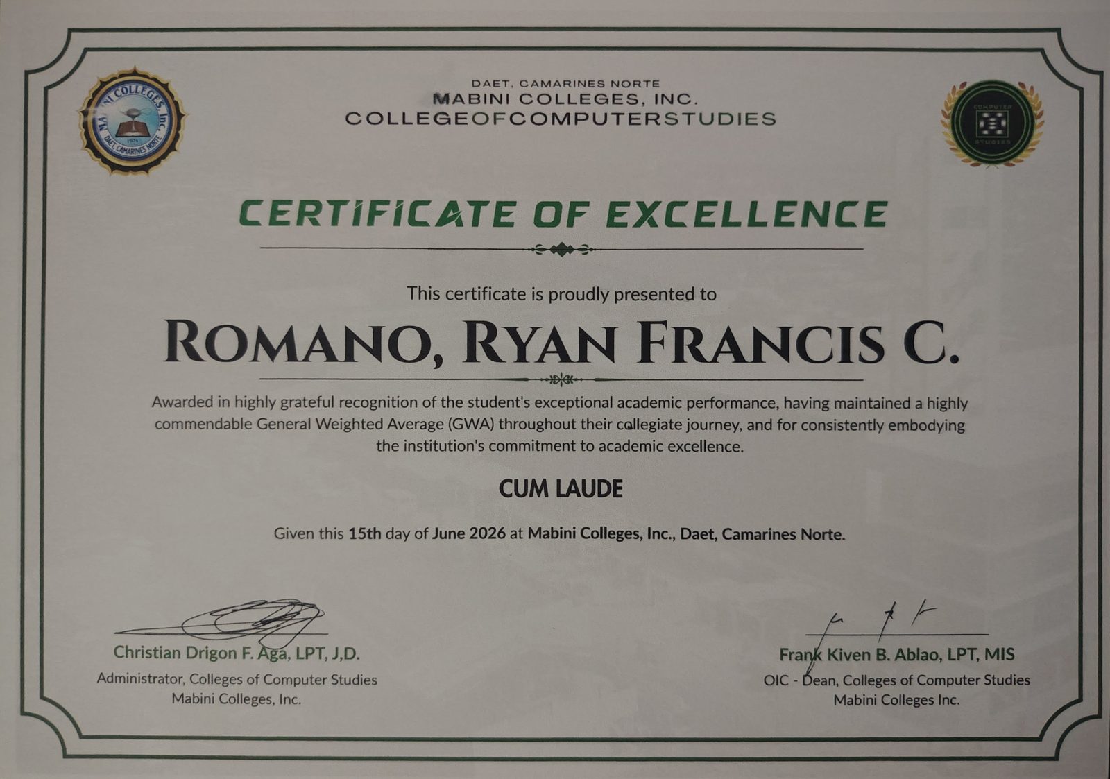 Cum Laude