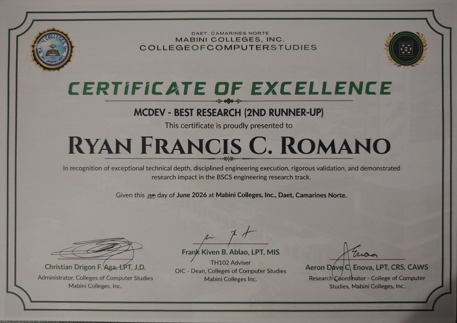 Best in Research