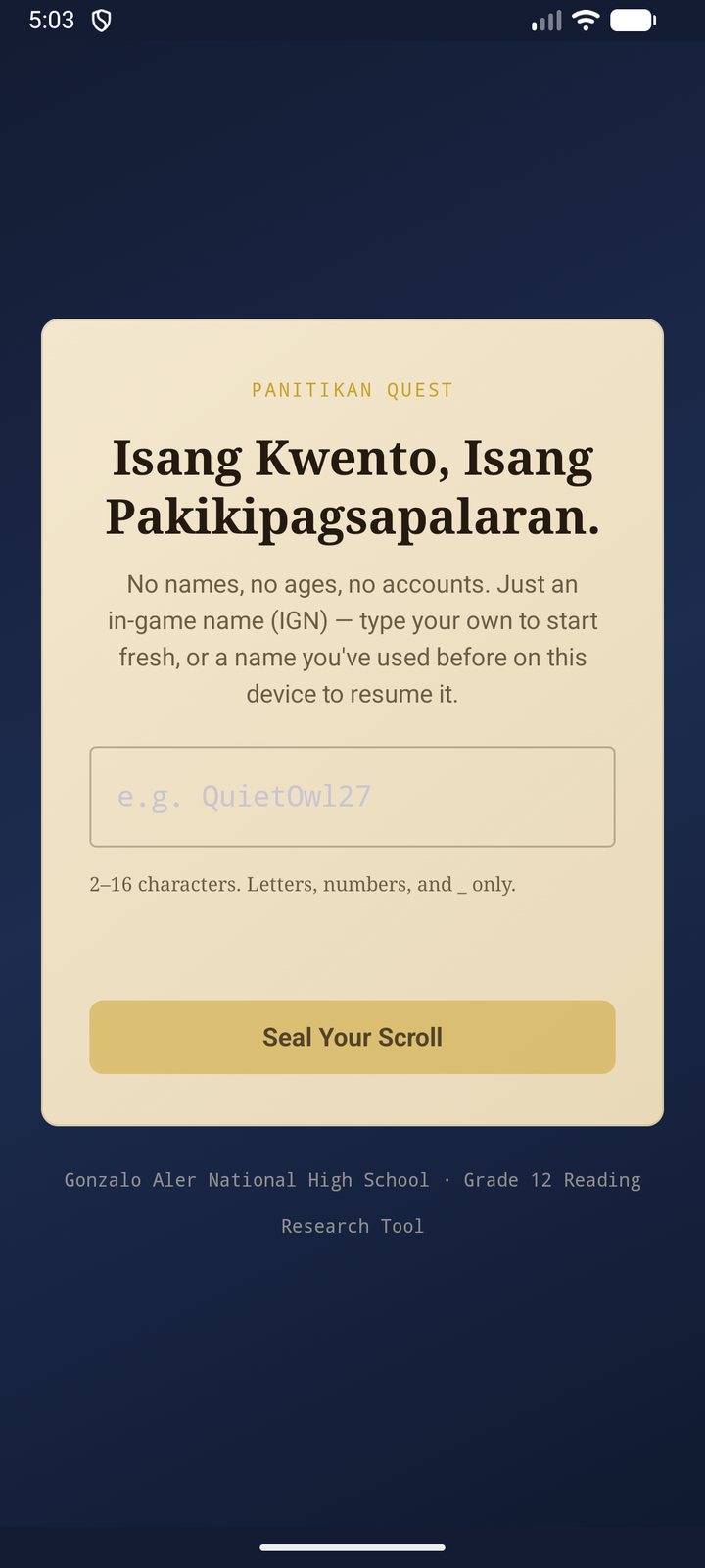NexaRead: Panitikan Quest Android app